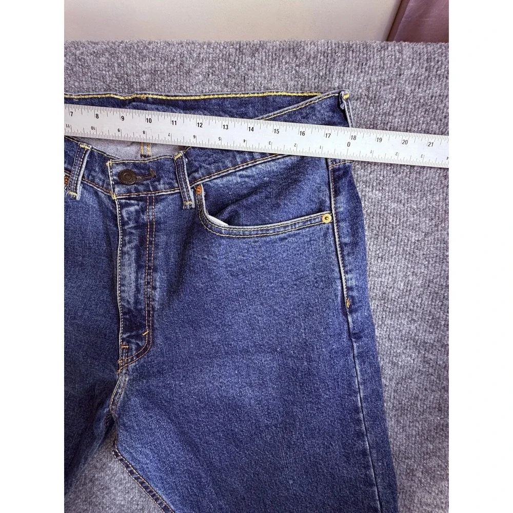 Levis 505 Jeans‎ Men's 36x32 Regular Fit Straight Leg Blue Cotton Denim